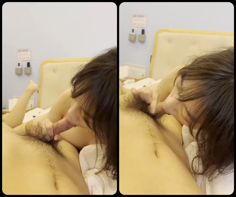 Eny ngoan bú láp cục thịt bự của anh